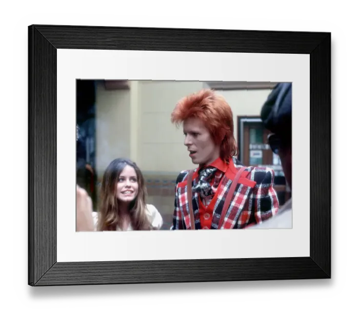 Framed Print : David Bowie In LA
