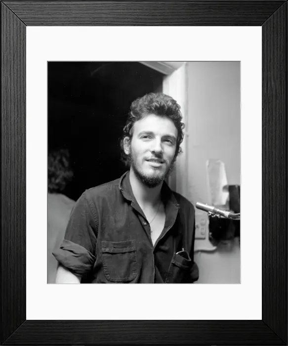 Framed Print : Photo of Bruce Springsteen Framed Print : Photo of Bruce Springsteen