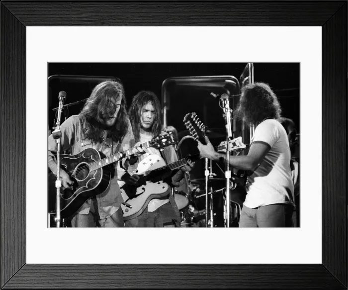 Framed Print : Neil Young And The Stray Gators Framed Print : Neil Young And The Stray Gators