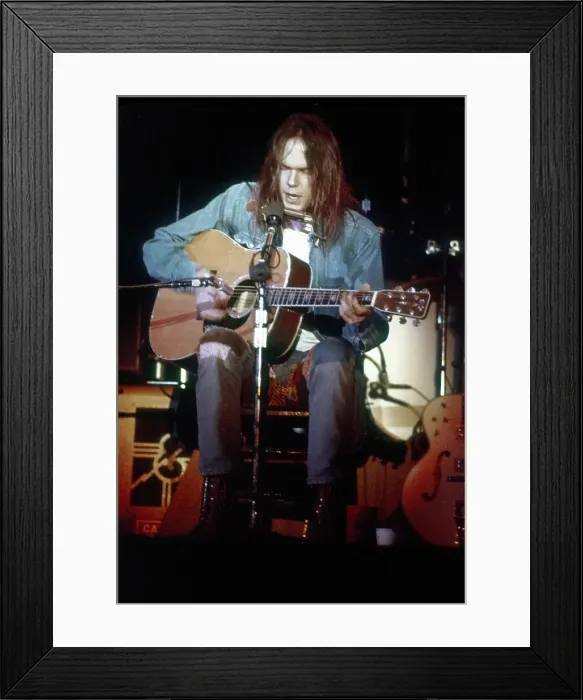 Framed Print : Neil Young And The Stray Gators Framed Print : Neil Young And The Stray Gators