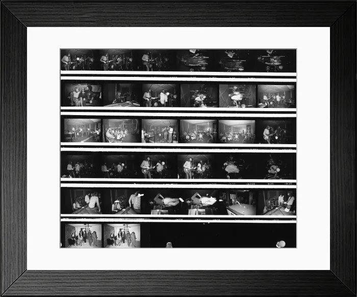 Framed Print : Sylvester Rehearsal Proof Sheet