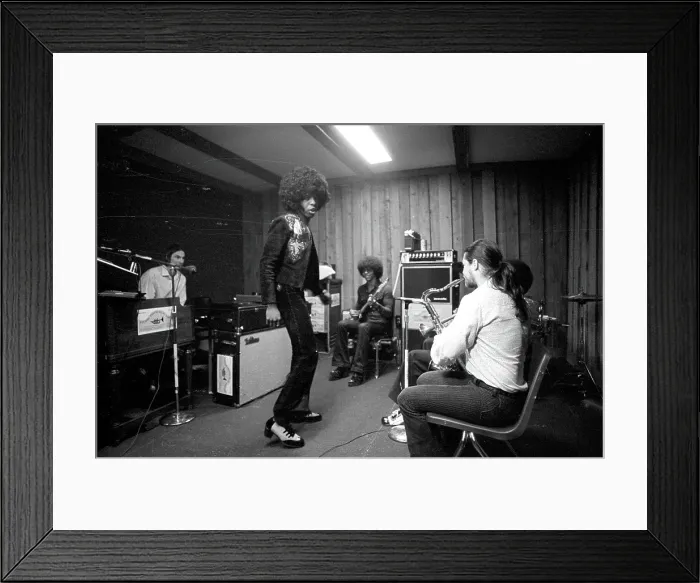 Framed Print : Sly & The Family Stone Recording Framed Print : Sly & The Family Stone Recording