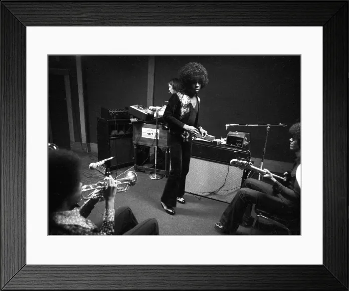 Framed Print : Sly And The Family Stone Recording Framed Print : Sly And The Family Stone Recording