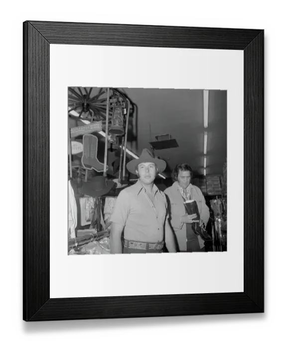Framed Print : Hank Williams Jr. At Nudie's