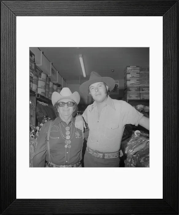Framed Print : Hank Williams Jr. At Nudie's