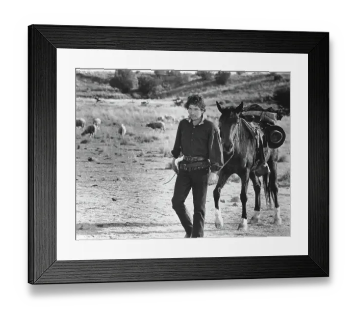 Framed Print : Bob Dylan In Pat Garett & Billy The Kid Framed Print : Bob Dylan In Pat Garett & Billy The Kid