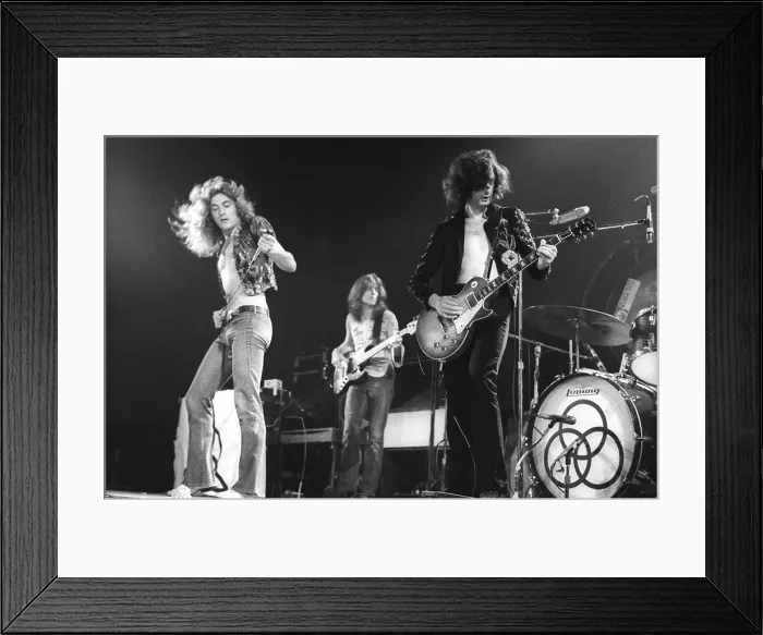 Framed Print : Led Zeppelin At The Forum Framed Print : Led Zeppelin At The Forum