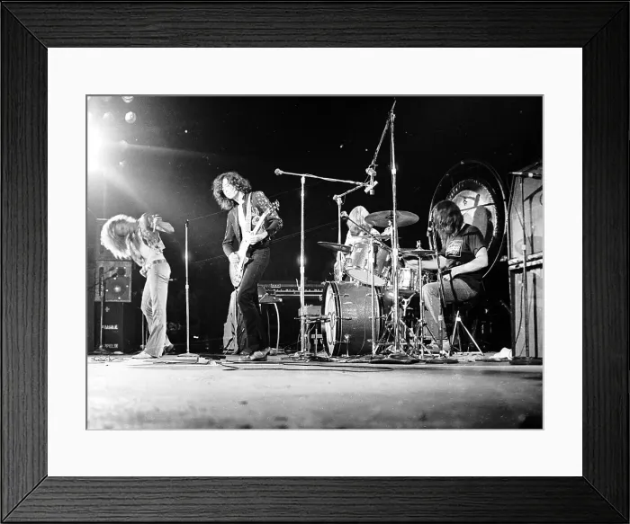 Framed Print : Led Zeppelin At The Forum Framed Print : Led Zeppelin At The Forum