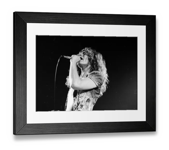 Framed Print : Led Zeppelin At The Forum Framed Print : Led Zeppelin At The Forum