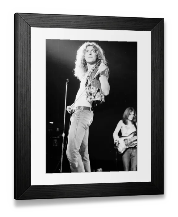Framed Print : Led Zeppelin At The Forum Framed Print : Led Zeppelin At The Forum