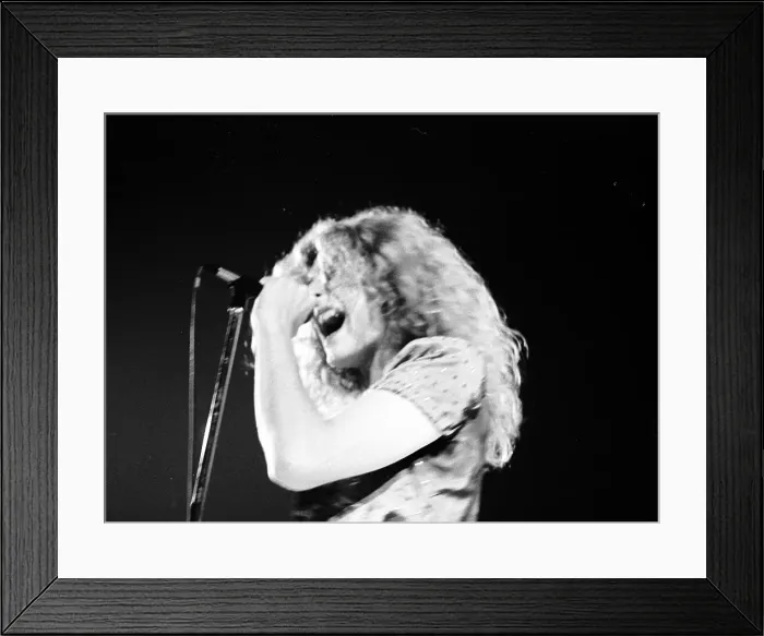 Framed Print : Led Zeppelin At The Forum