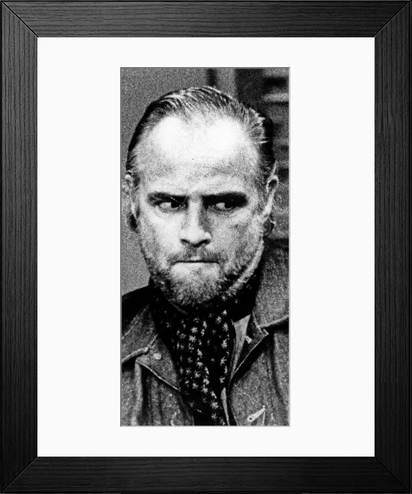 Framed Print : Brando Appears On Dick Cavett Show Framed Print : Brando Appears On Dick Cavett Show