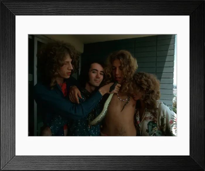 Framed Print : Robert Plant At The Riot House Framed Print : Robert Plant At The Riot House
