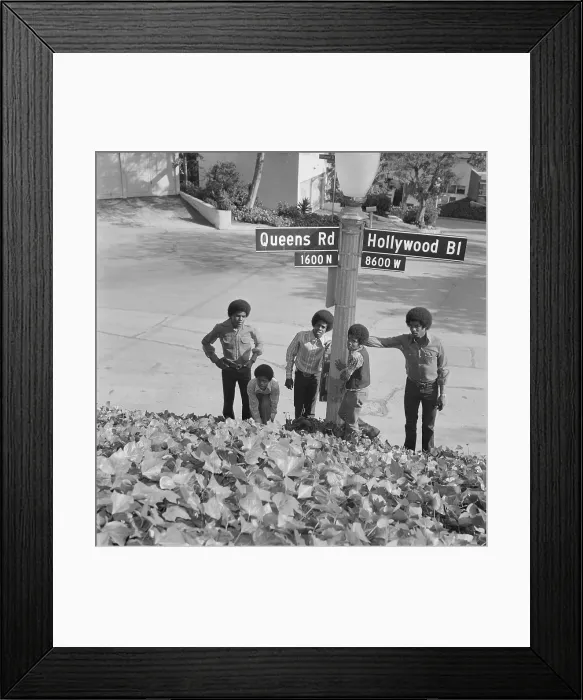 Framed Print : Jackson Five In LA Framed Print : Jackson Five In LA