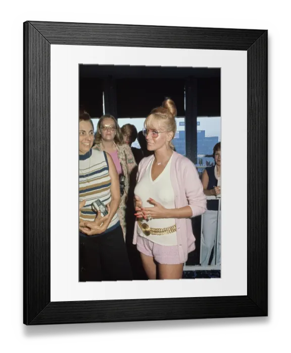 Framed Print : Ann-Margret's Hollywood Walk Of Fame Star Ceremony