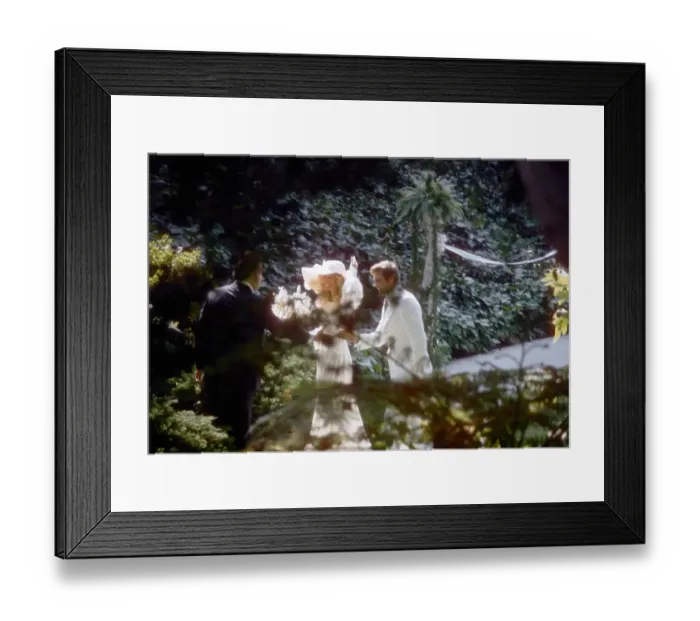 Framed Print : Farrah Fawcett And Lee Majors Wedding Framed Print : Farrah Fawcett And Lee Majors Wedding