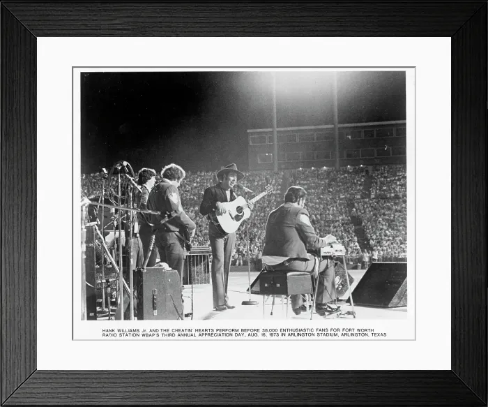 Framed Print : Hank Williams Performs Live Framed Print : Hank Williams Performs Live