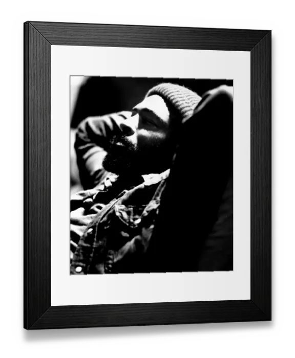 Framed Print : Relaxing While Recording Let's Get In On Framed Print : Relaxing While Recording Let's Get In On