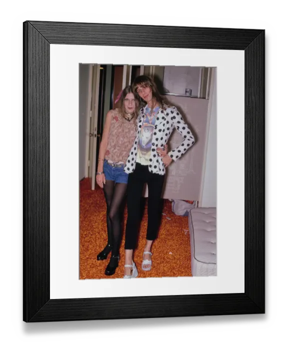 Framed Print : Fashionable Couple Framed Print : Fashionable Couple