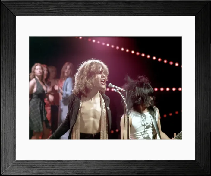 Framed Print : New York Dolls Performing On The Real Don Steele Show Framed Print : New York Dolls Performing On The Real Don Steele Show