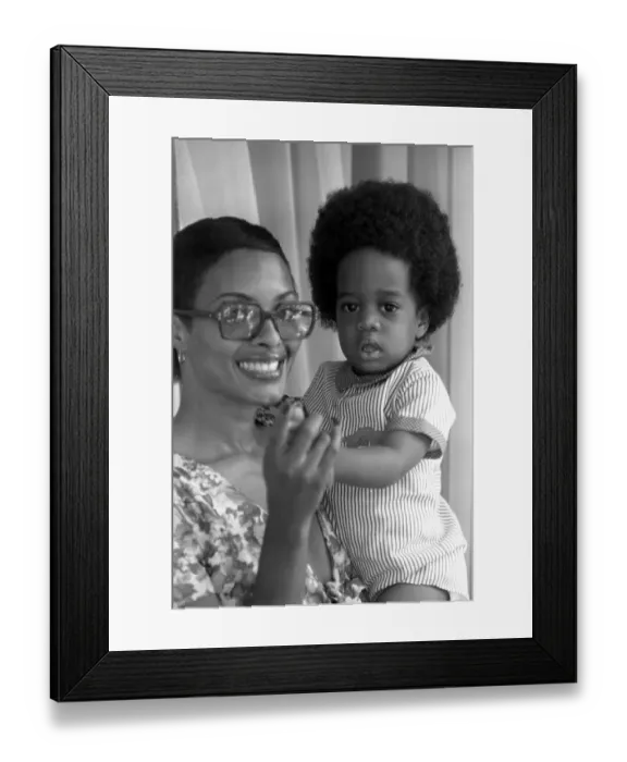 Framed Print : Johnnie Taylor Portrait Session With His Family Framed Print : Johnnie Taylor Portrait Session With His Family