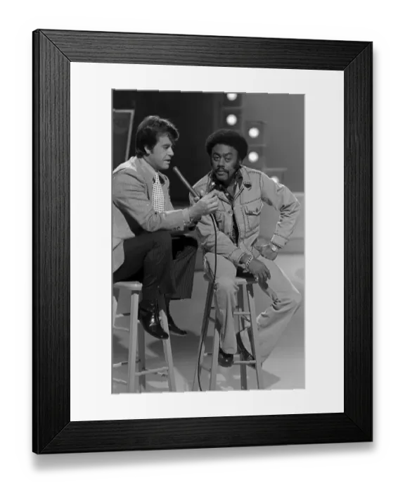 Framed Print : Johnnie Taylor Performing On American Bandstand Framed Print : Johnnie Taylor Performing On American Bandstand