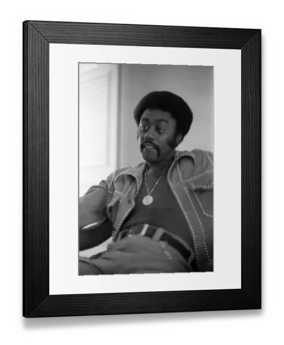 Framed Print : Johnnie Taylor Portrait Session