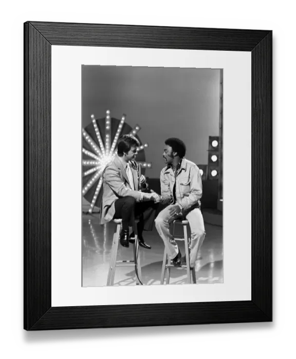 Framed Print : Johnnie Taylor Performing On American Bandstand Framed Print : Johnnie Taylor Performing On American Bandstand
