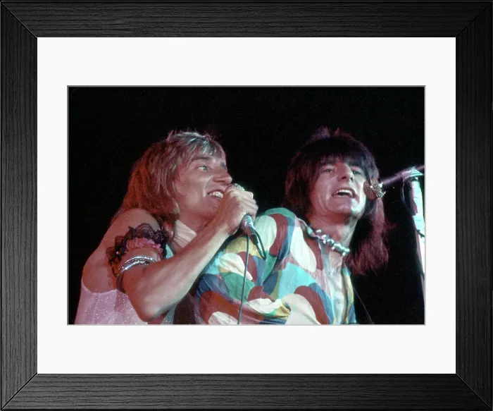Framed Print : The Faces Performing Framed Print : The Faces Performing