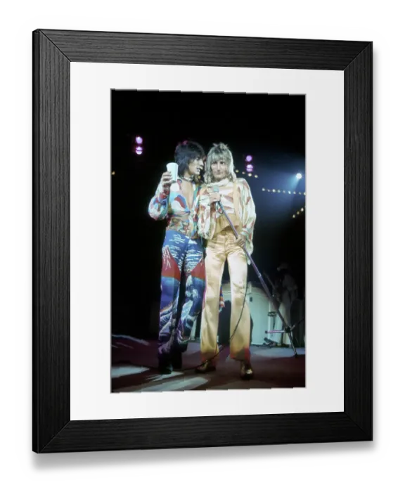 Framed Print : The Faces Performing Framed Print : The Faces Performing
