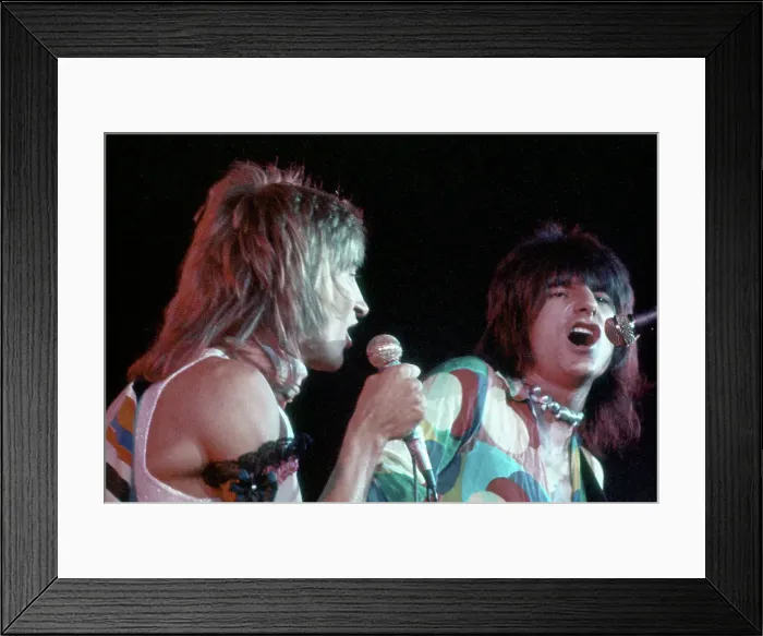 Framed Print : The Faces Performing Framed Print : The Faces Performing