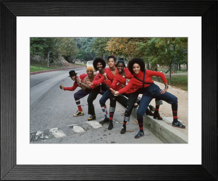 Framed Print : Right On! Fashion Shoot, 1973 Framed Print : Right On! Fashion Shoot, 1973