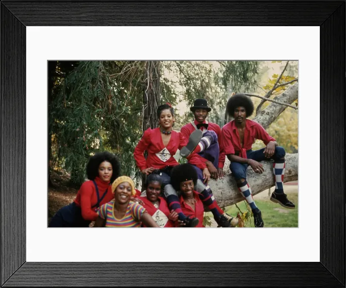 Framed Print : Right On! Fashion Shoot, 1973 Framed Print : Right On! Fashion Shoot, 1973