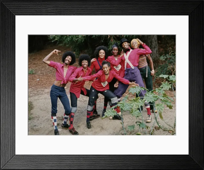 Framed Print : Right On! Fashion Shoot, 1973 Framed Print : Right On! Fashion Shoot, 1973