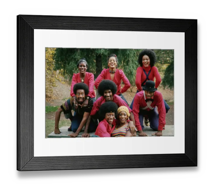 Framed Print : Right On! Fashion Shoot, 1973 Framed Print : Right On! Fashion Shoot, 1973