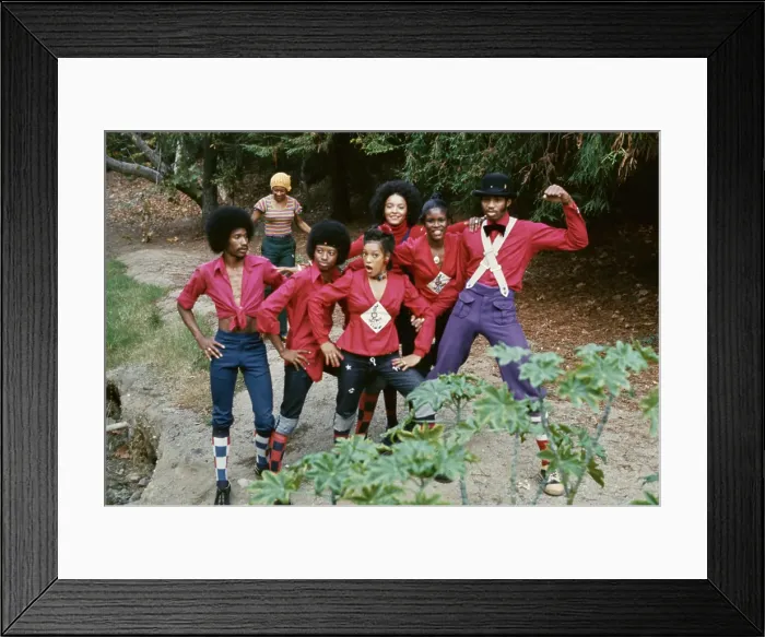 Framed Print : Right On! Fashion Shoot, 1973 Framed Print : Right On! Fashion Shoot, 1973