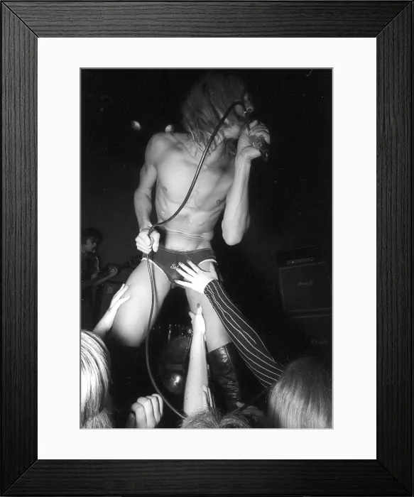 Framed Print : Iggy Pop Performing At The Whisky Framed Print : Iggy Pop Performing At The Whisky