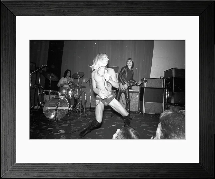 Framed Print : Iggy Pop Performing At The Whisky Framed Print : Iggy Pop Performing At The Whisky