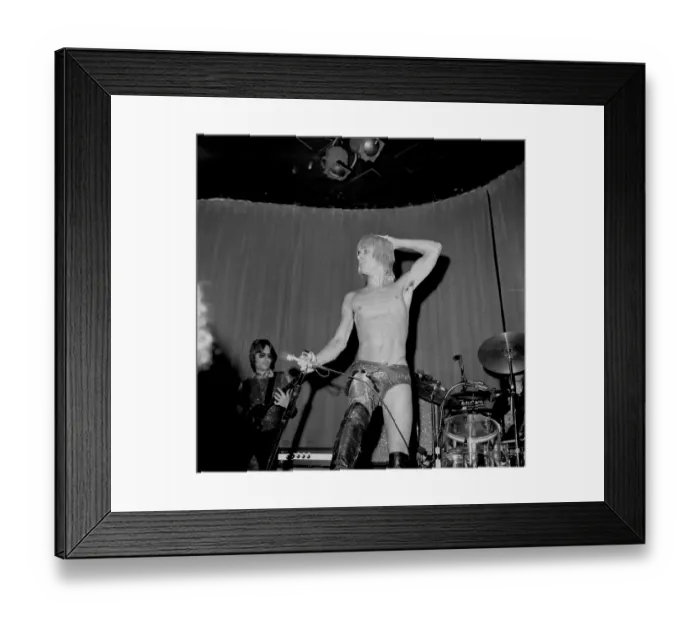 Framed Print : Iggy And The Stooges At The Whisky A-Go-Go Framed Print : Iggy And The Stooges At The Whisky A-Go-Go