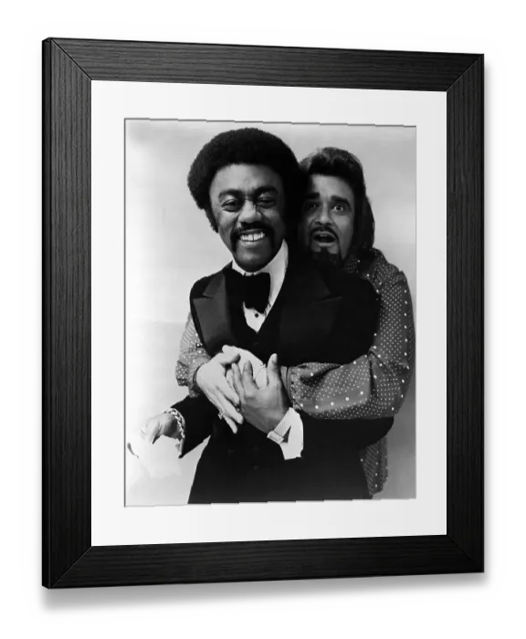 Framed Print : Johnnie Taylor And Wolfman Jack Portrait Framed Print : Johnnie Taylor And Wolfman Jack Portrait