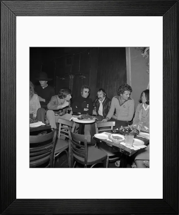 Framed Print : Thanksgiving At The Troubadour Framed Print : Thanksgiving At The Troubadour