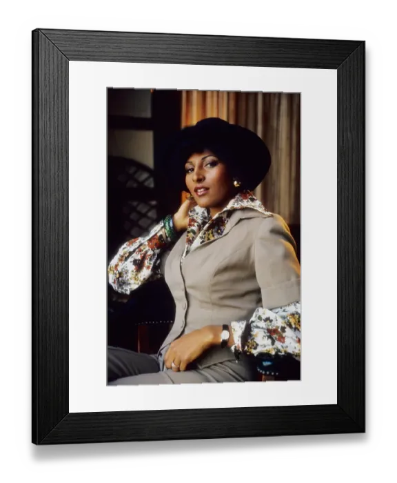 Framed Print : Pam Grier Portrait Session