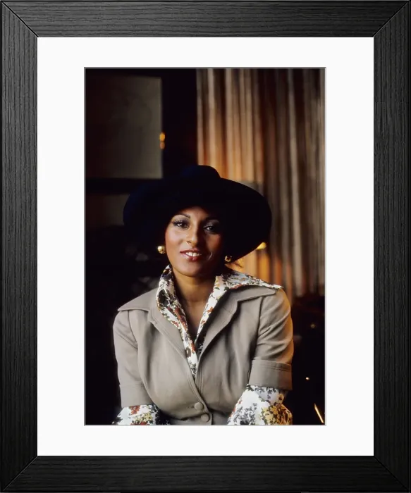 Framed Print : Pam Grier Portrait Session
