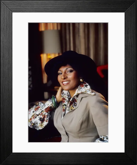 Framed Print : Pam Grier Portrait Session