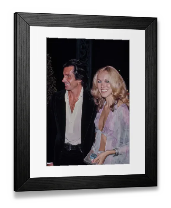 Framed Print : George Hamilton & Alana Hamilton Framed Print : George Hamilton & Alana Hamilton