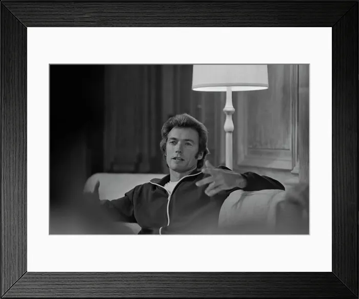Framed Print : Clint Eastwood, American Actor & Film Director