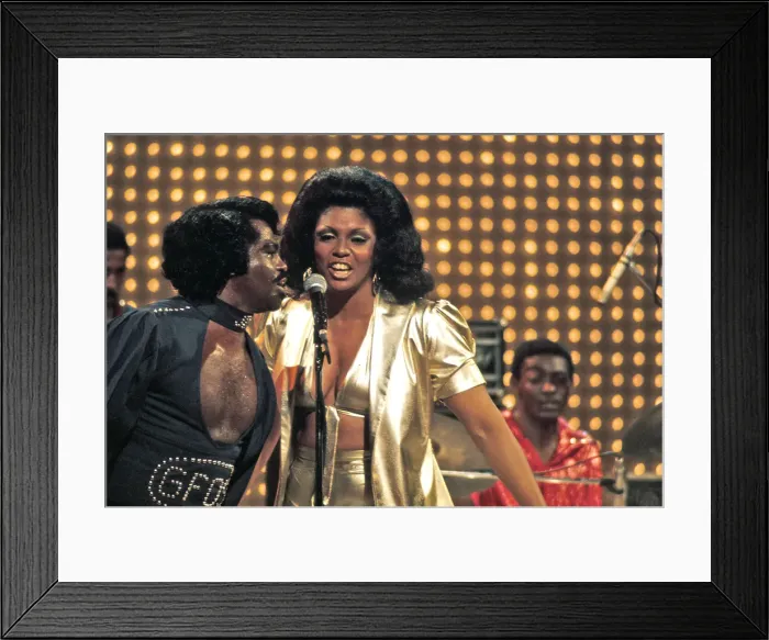 Framed Print : James Brown On The Midnight Special TV Show Framed Print : James Brown On The Midnight Special TV Show
