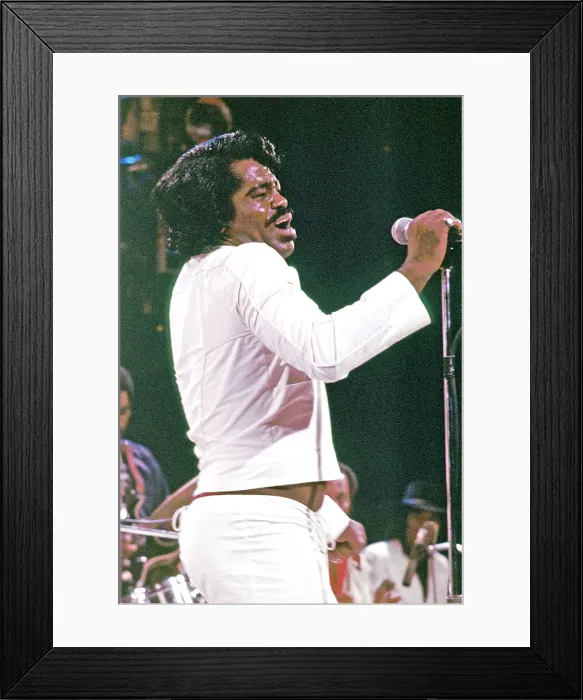 Framed Print : James Brown On The Midnight Special Framed Print : James Brown On The Midnight Special