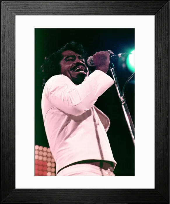 Framed Print : James Brown On The Midnight Special Framed Print : James Brown On The Midnight Special