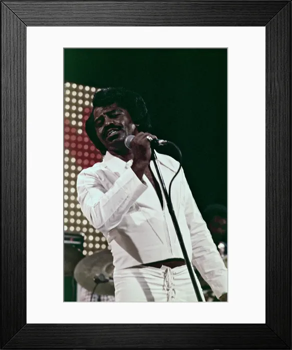 Framed Print : James Brown On The Midnight Special Framed Print : James Brown On The Midnight Special